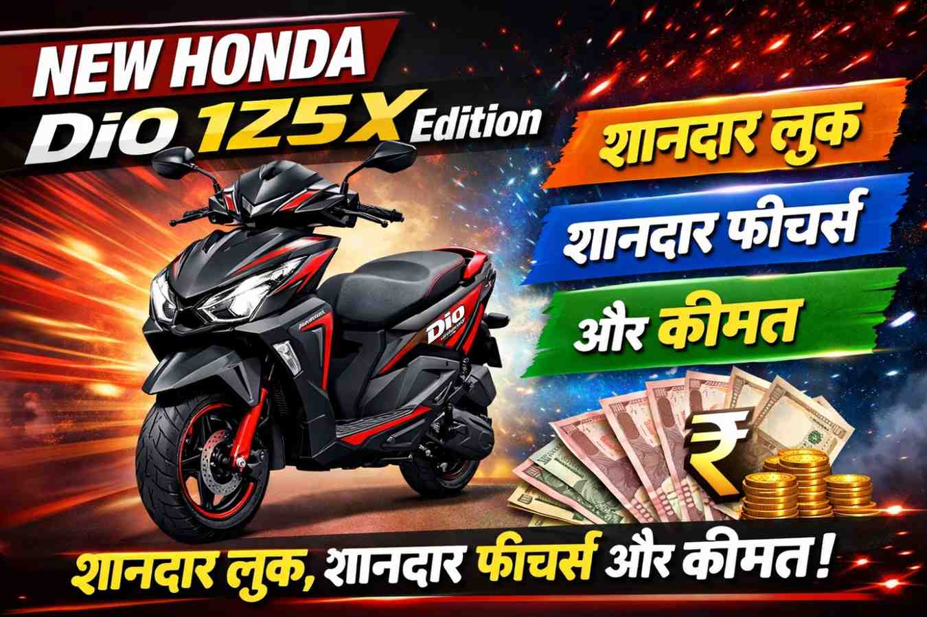 New Honda Dio 125X Edition Launched