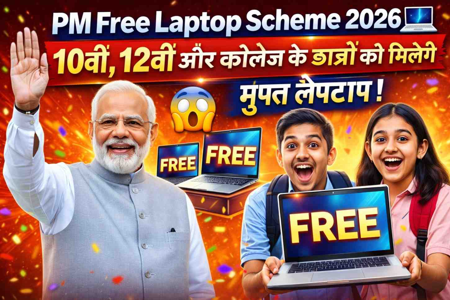 PM Free Laptop Scheme 2026💻