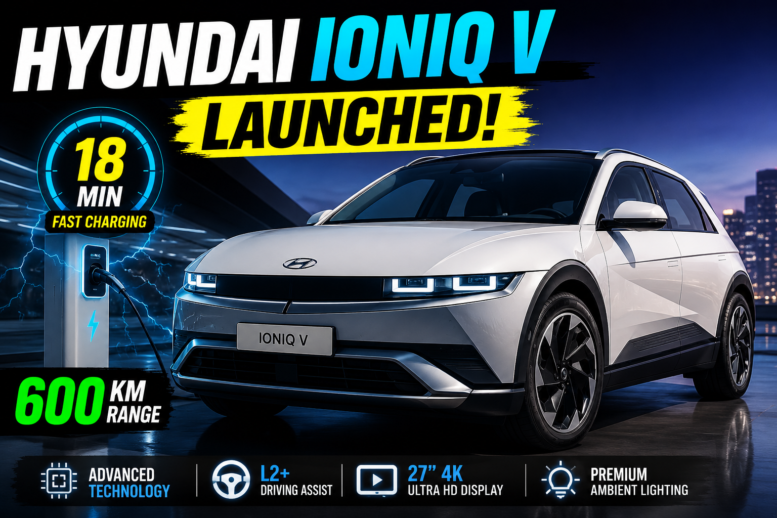 Hyundai Ioniq V launched